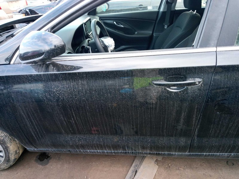 2019 Hyundai Elantra Left Door Mirror Black OEM 648278 79K Miles