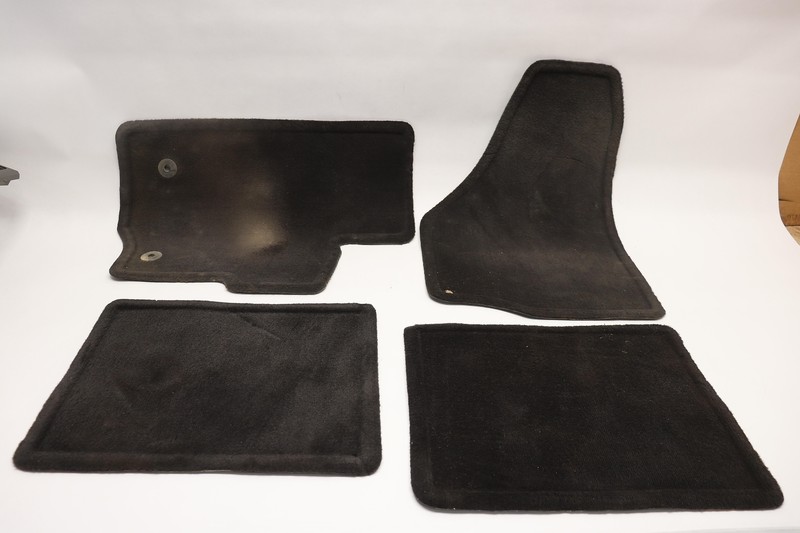 2011-2016 FORD F250 SD INTERIOR FLOOR MATS COMPLETE CLOTH SET OEM