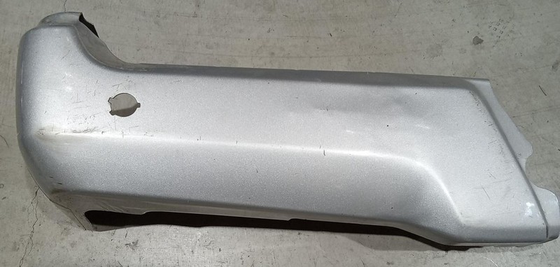 2017-2022 Ford F-250 F-350 LH Rear Bumper End Silver w/ park sensor hole OEM