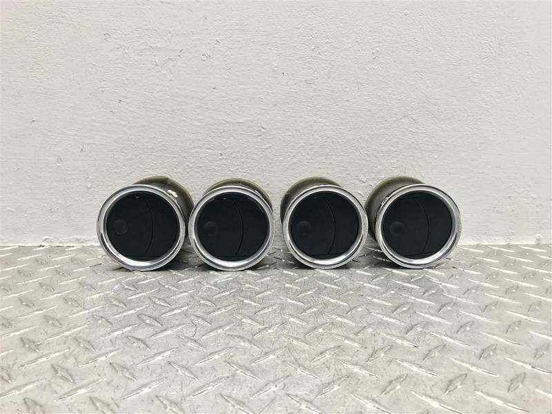 2004-2008 FORD F150 DASH AIR VENTS BLACK & CHROME LOUVRE OEM 4L3Z-19893-CAA