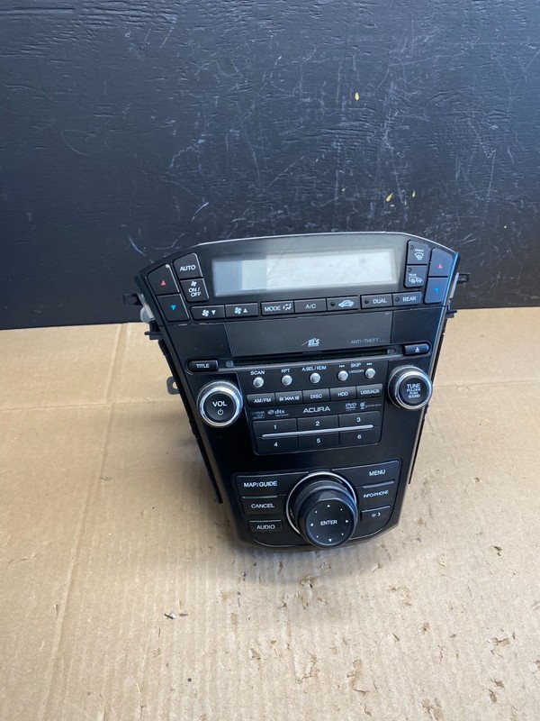 2010 to 2013 Acura Mdx Radio Stereo 6 CD Player Climate Control Pan OE AB9540 DG