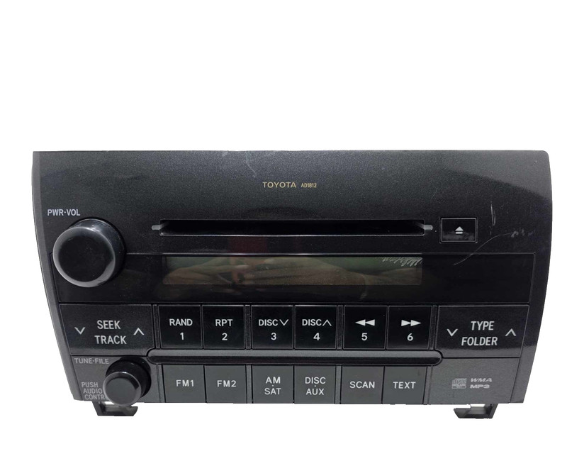 Toyota Tundra AM-FM-CD Radio Receiver Display 2013 Radio Face AD1812