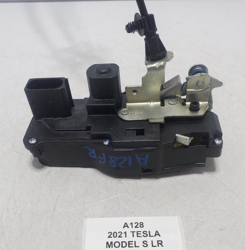 ✅ 2021-2023 OEM Tesla Model S Front Right Passenger Door Lock Latch W/ Cable