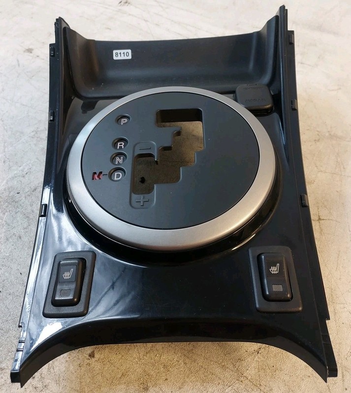 2010-12 Mazda Cx-7 Automatic Gear Shifter Trim Bezel Black w/Warmer Switches OEM