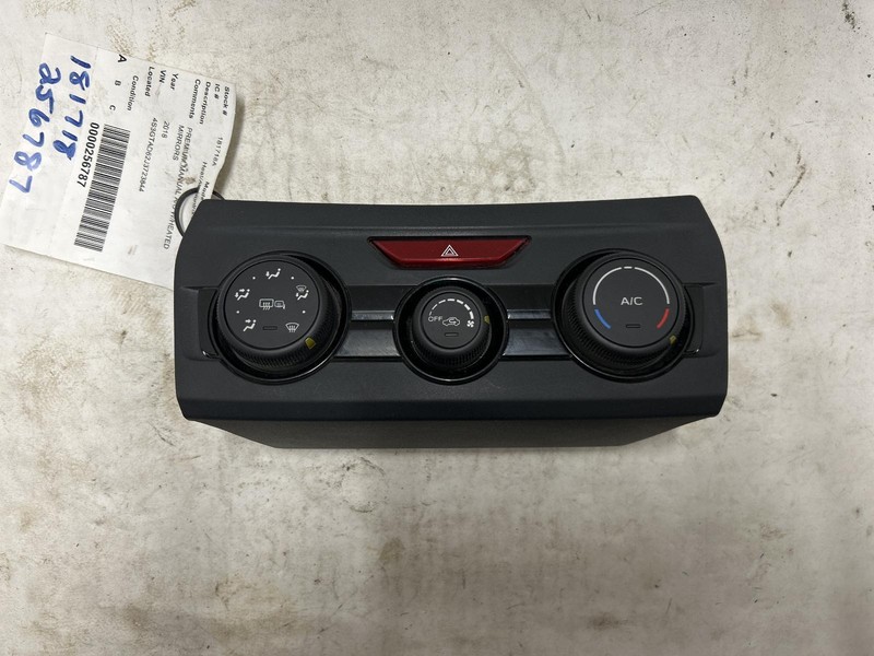 17-'23 SUBARU IMPREZA Heat AC Controller 2.0L manual control OEM