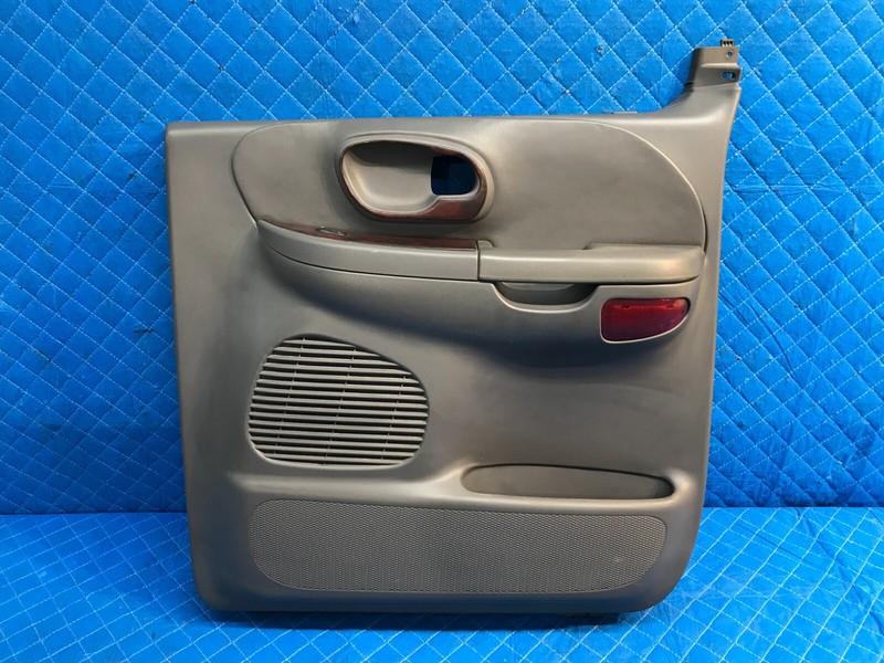 2000 FORD F150 PICKUP LEFT LH DRIVER REAR DOOR TRIM PANEL GRAY OEM
