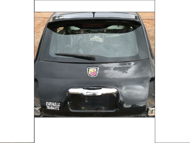 12 13 14 15 16 17 FIAT 500 COUPE TRUNK LID TAILGATE W/GLASS OEM BLACK