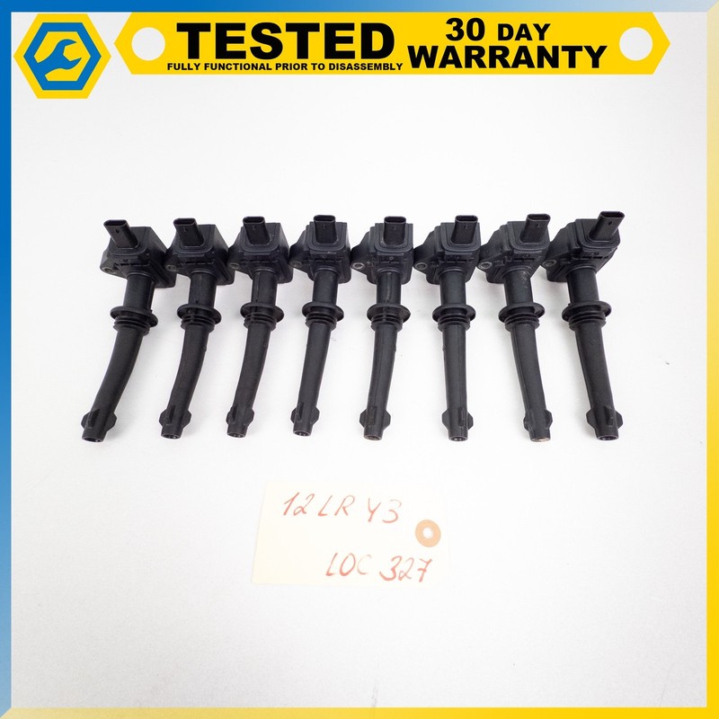10-14 LAND ROVER L319 L320 LR4 XJ 5.0L ENGINE MOTOR IGNITION COIL SET OF 8 OEM