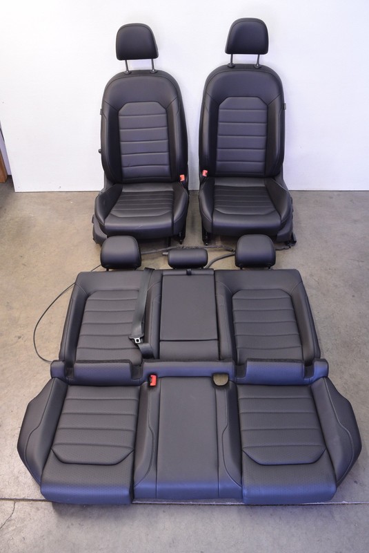 MK7 VW Golf Alltrack SEL Heated Leatherette Sport Seats Sportwagen Oem 2015-2019