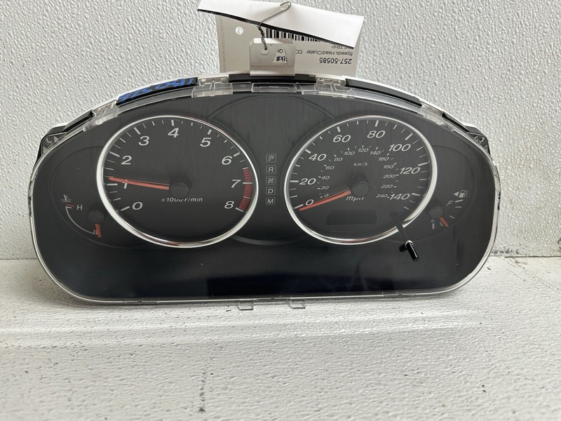 2006-2007 Mazda 6 AT Cluster Speedometer tach gauges instrument panel oem