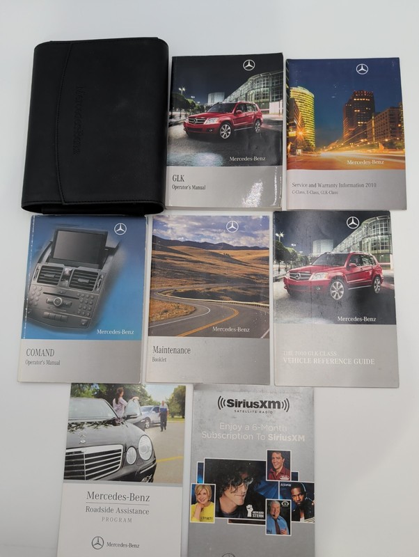 2010 MERCEDES-BENZ GLK350 OWNERS MANUAL Set W/ Extras
