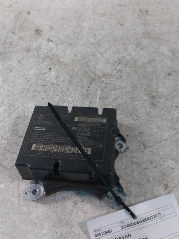 Used Air Bag Module fits: 2014 Dodge Caravan Air Bag occupant restraint roof air