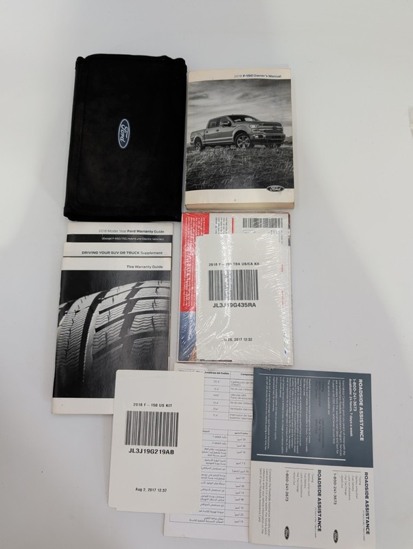 2018 FORD F-150 OWNERS MANUAL PLATINUM LIMITED KING RANCH LARIAT XL XLT V6 V8