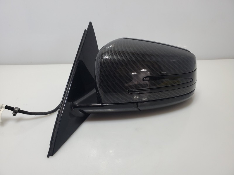 ✅ 10-13 OEM Mercedes W212 E63 AMG Front Left Driver Door View Mirror Carbon