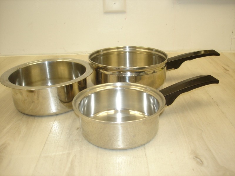 VintageNutri-Seal pan strainer lot 18-8 stainless steelmade in USA