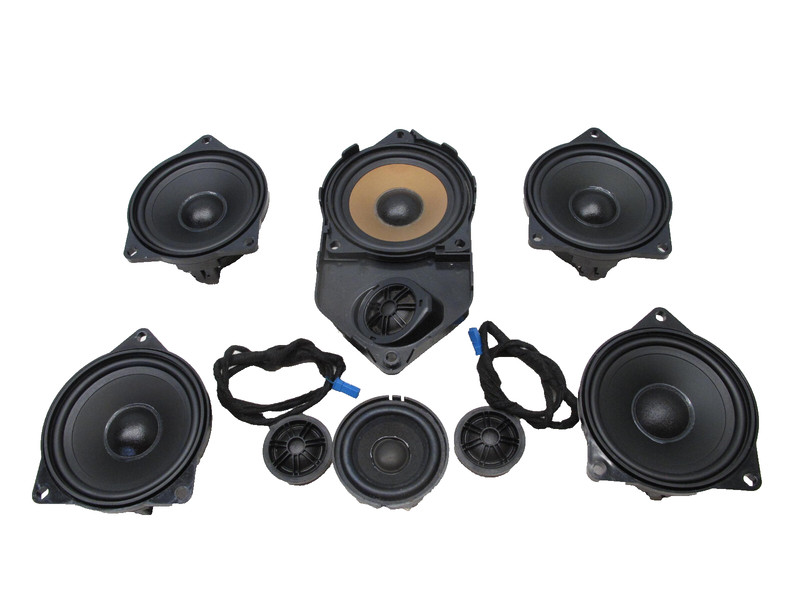 07-13 BMW E70 X5 RADIO STEREO AUDIO MEDIA SPEAKER MID HIGH 7 LOGIC OEM 010925