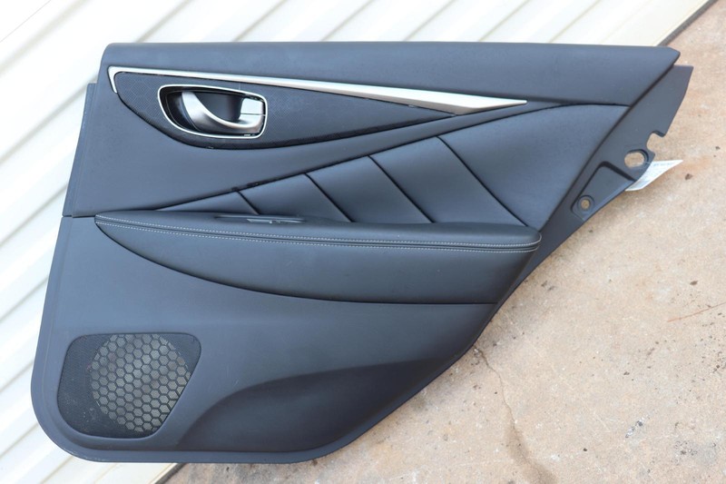 2014-2021 INFINITI Q50 REAR RIGHT PASSENGER DOOR PANEL TRIM COVER LEATHER OEM