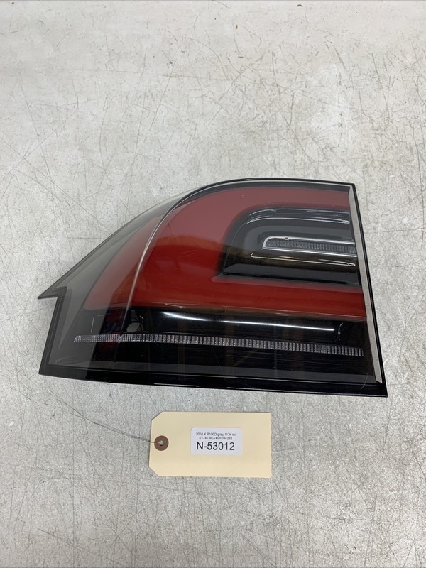 ⚡️16-20 Tesla Model X Left Driver LED Outer Tail Light Lamp OEM 53012 B161