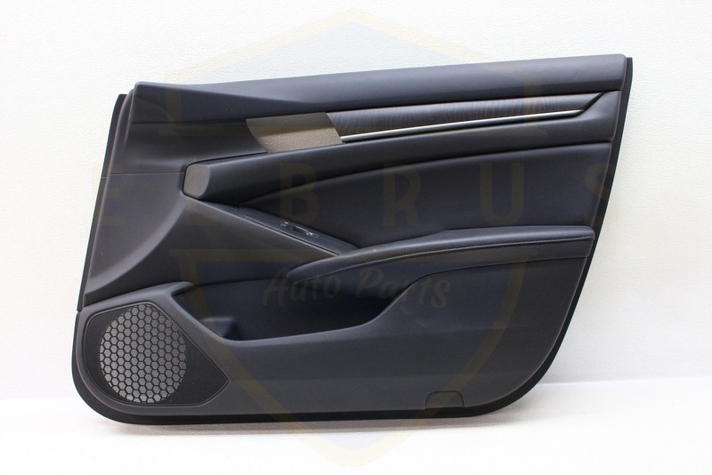 2018 HONDA ACCORD FRONT PASSENGER RIGHT DOOR TRIM PANEL BLACK W/O SPORT