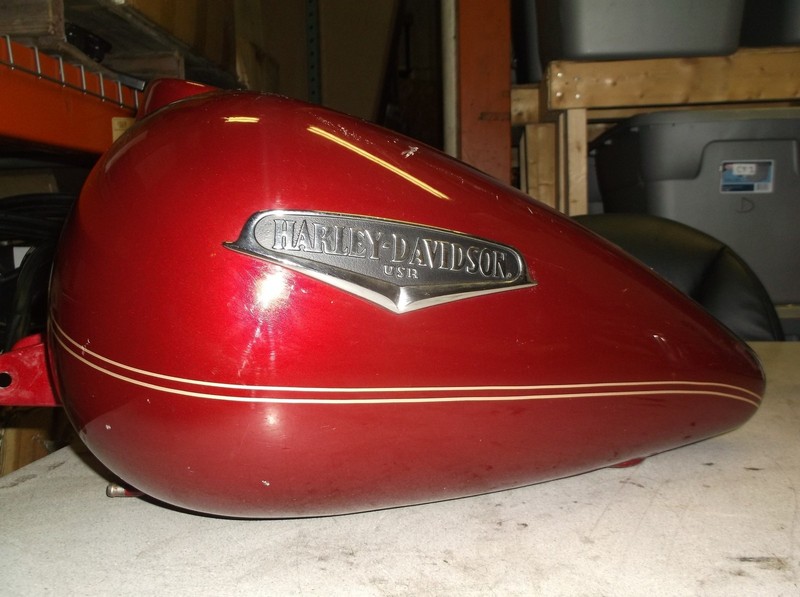 2004 Harley Davidson FLHRCI Lava Red Sunglo Full Tank 15046