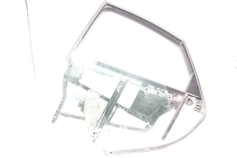02 03 04 AUDI A6 C5 REAR LEFT WINDOW MOTOR REGULATOR FRAME GLASS COMPLETE OEM