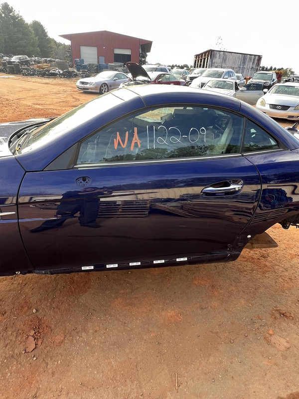 12-20 MERCEDES SLK250 R172 LEFT DRIVER SIDE DOOR ASSEMBLY OEM BLUE 032U