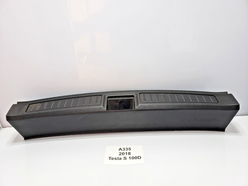 ✅ 2012-2020 OEM Tesla Model S Rear Trunk Sill Scuff Plate Molding Trim Cover *