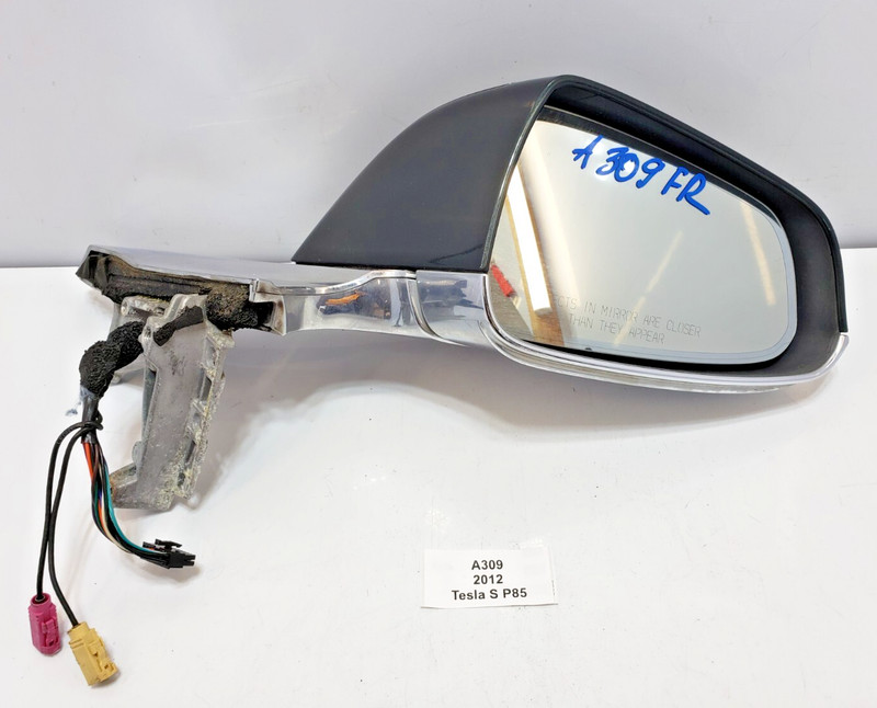 ✅ 12-20 OEM Tesla Model S Right Passenger Door Exterior Side Mirror Green PMSG
