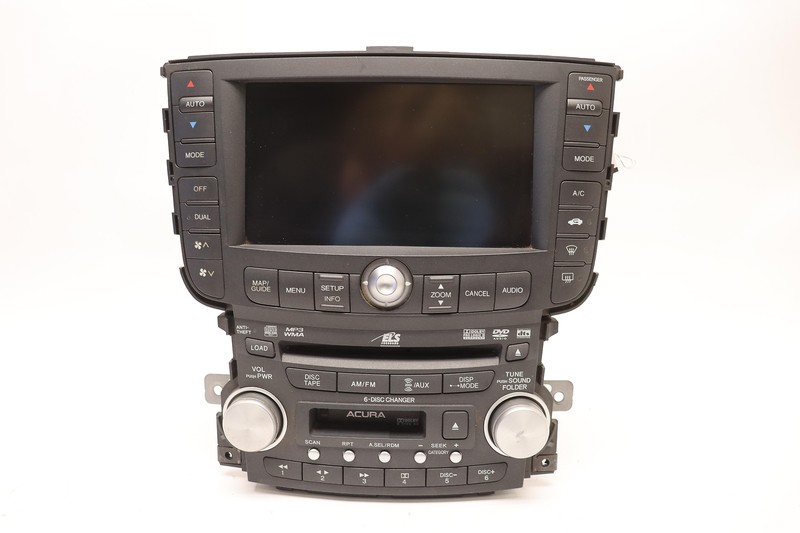 2007-2008 ACURA TL NAVIGATION GPS SCREEN W/ HEATER A/C CONTROL SWITCH OEM
