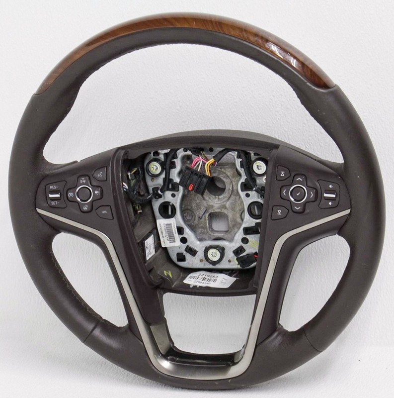 OEM Buick LaCrosse, Allure Steering Wheel 22985140 Marks Scuffs Cocoa