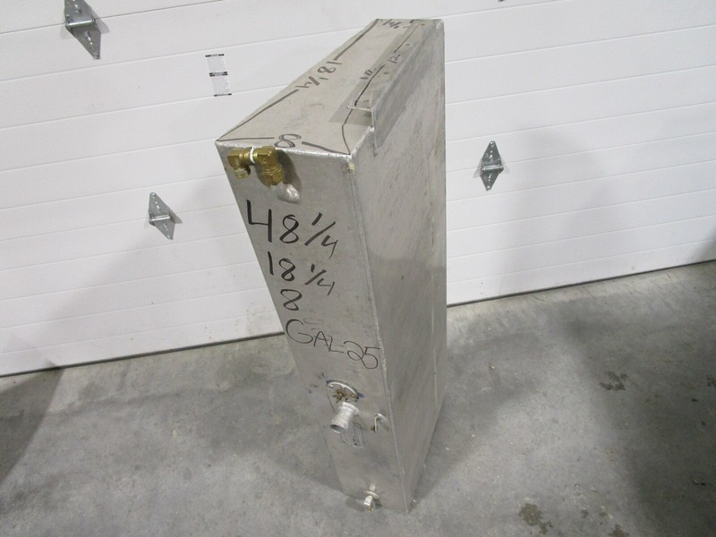 Aluminum Marine Boat 25 Gallon Gas Tank Fuel Cell 48 1/4" x 18 1/4" x 8"