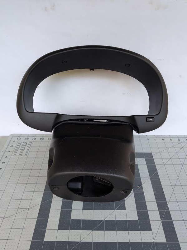 2007-2010 Hyundai Elantra Speedometer Surround CLUSTER COLUMN Bezel Trim Black