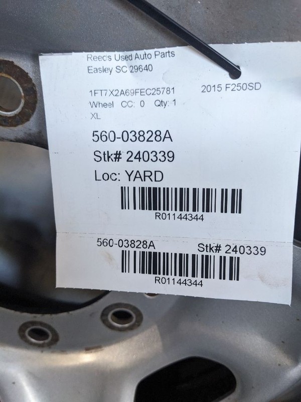 Wheel 17x7-1/2 5 Spoke Steel Argent Fits 10-23 FORD F250SD PICKUP 1144344