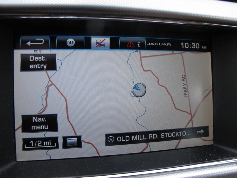 14-15 JAGUAR X250 XF XFR XFR-S NAVIGATION INFORMATION DISPLAY SCREEN OEM 092424