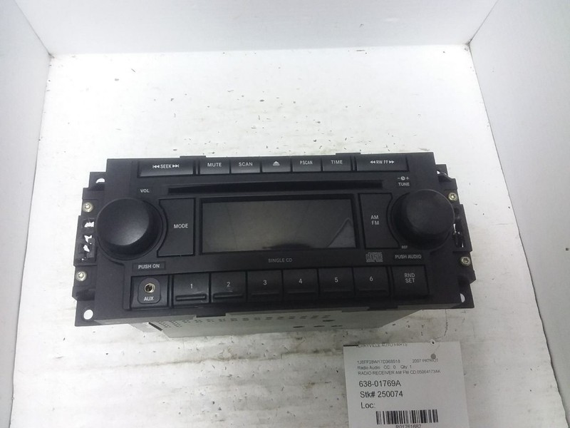 Radio Receiver Chassis Cab Fits 06-10 DODGE RAM 3500 PICKUP 05064173AK