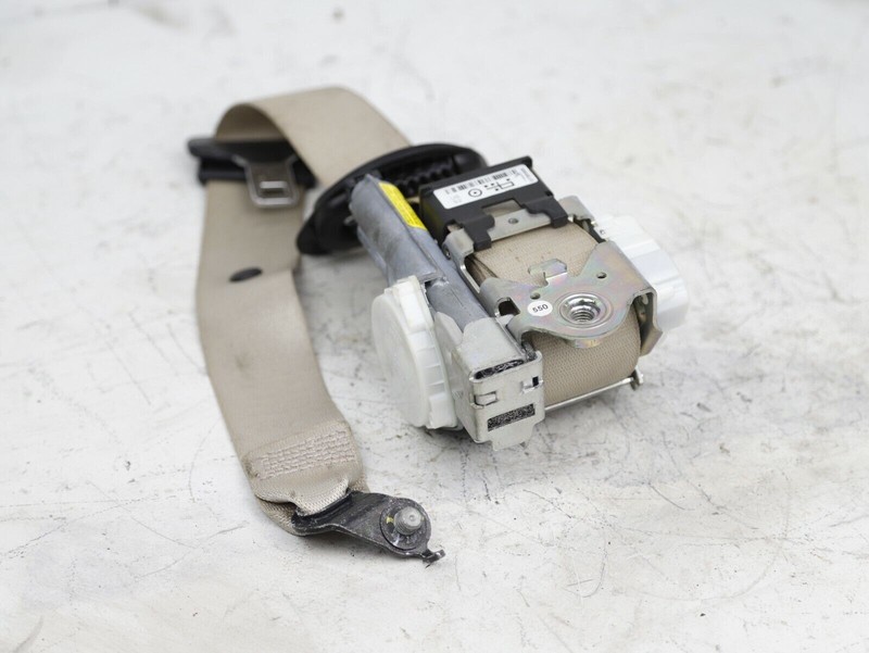 BMW F30 F34 Front Right Seat Belt Retractor Beige OEM 34107541D - Used