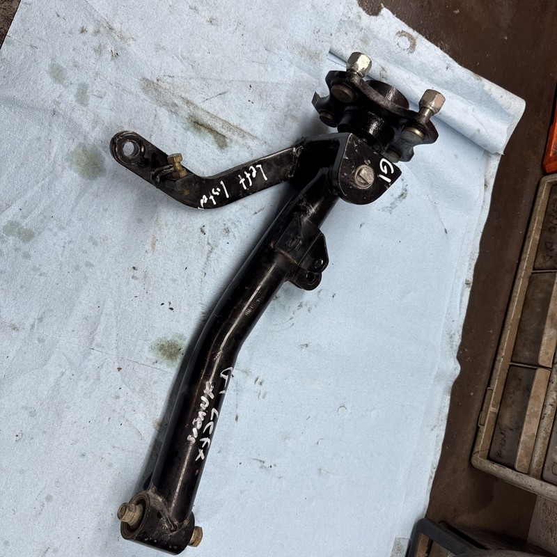 1980 Vintage Yamaha G1 Golf Cart Front Left DriversSide, Suspension Arm