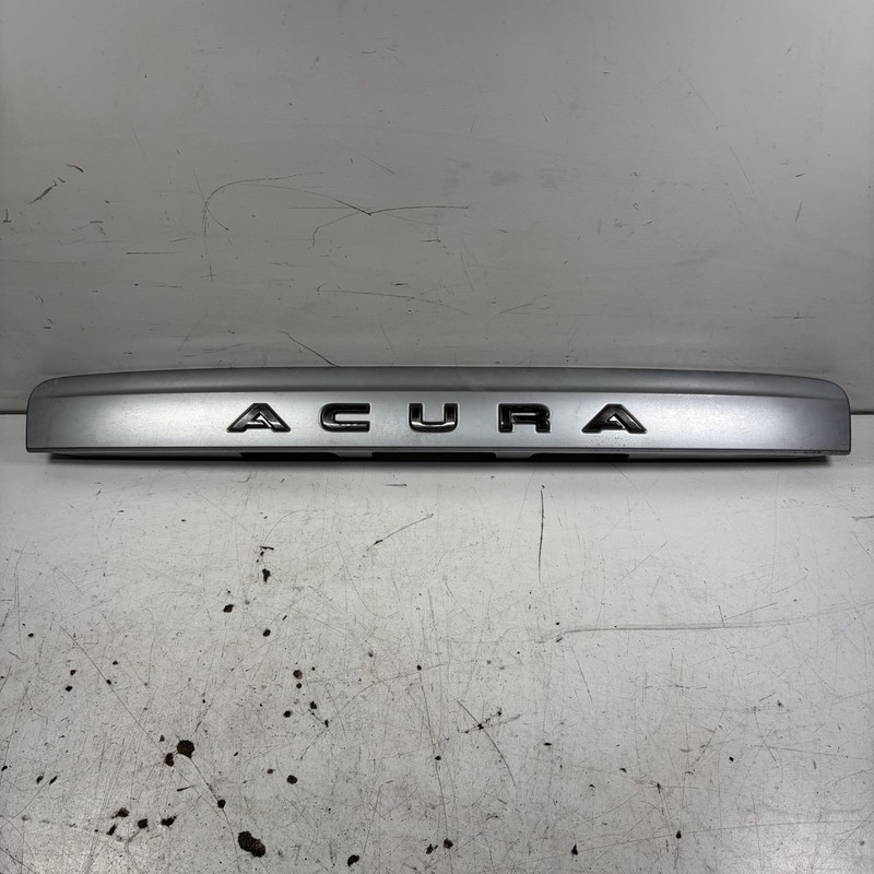 01-06 Acura MDX Rear License Molding Trim Garnish Silver 74891-S3V-A100 OEM