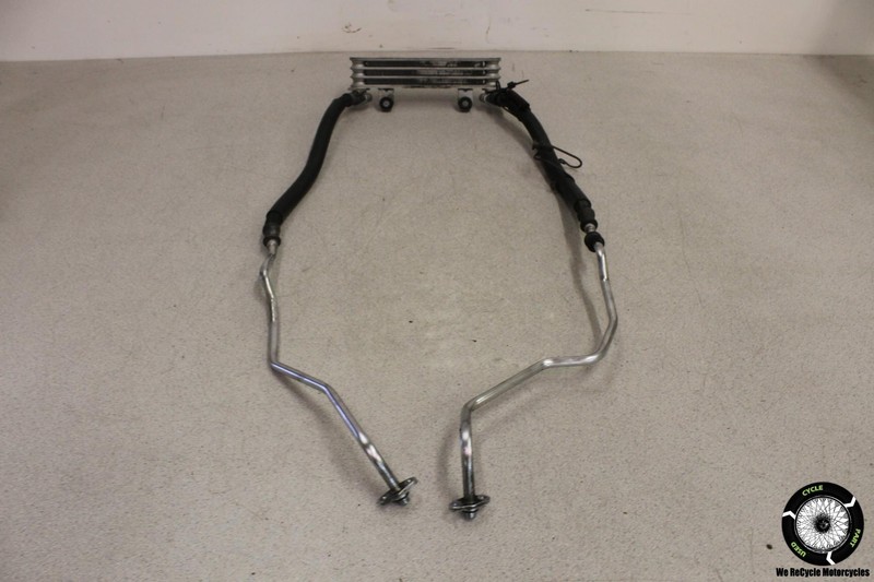 1987 Honda Interceptor 700 VFR700F2 ENGINE MOTOR OIL COOLER W/ HOSES VFR 87