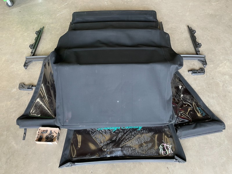 18 19 20 21 Jeep Wrangler Complete Roof Soft Top 4 Door Assembly 1623 OEM