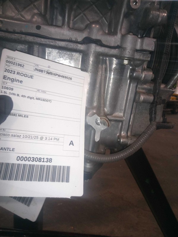 2023 Nissan Rogue 1.5L Engine Complete Assembly 33K Miles OEM Warranty