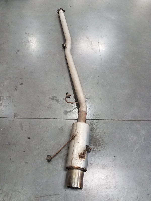 2005 04 05 Subaru WRX STi HKS Hi Power Exhaust Muffler / Tip - * #1066 VV4