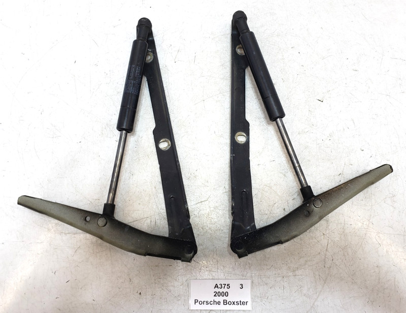 ✅ 97-04 OEM OEM Porsche Boxster 986 Front Left Right Side Hood Hinge Black SET