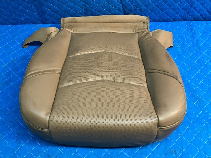 2016 - 2020 CADILLAC ESCALADE OEM FRONT LEFT LOWER LEATHER SEAT CUSHION BEIGE