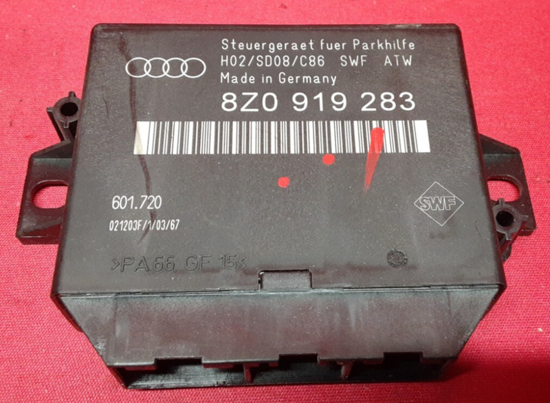2000 - 2005 Audi Reverse Parking Sense Aid Control Module Unit 8Z0-919-283