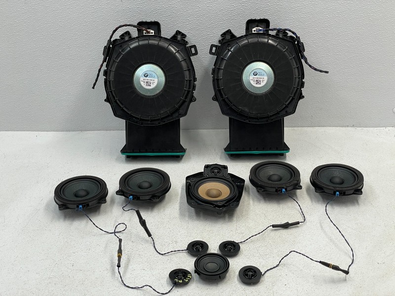 18 19 20 21 BMW X3 G01 Audio Sound Subwoofer Door Tweeter Speaker Set 1515 OEM