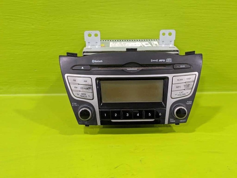 10 11 12 13 TUCSON FACTORY RADIO AM FM CD MP3 W/O NAVIGATION OEM 3846-3