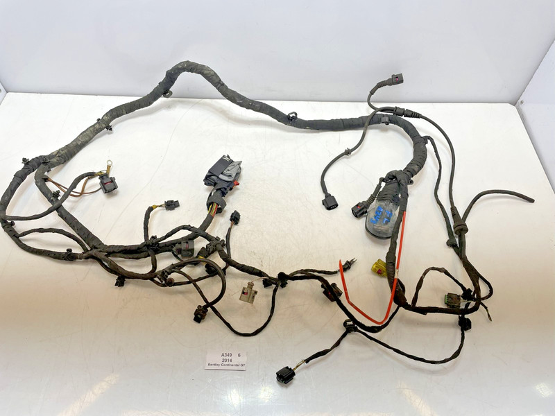 ✅12-18 OEM Bentley Continental GT 4.0L Left Engine Bay Fuse Box Wiring Harness