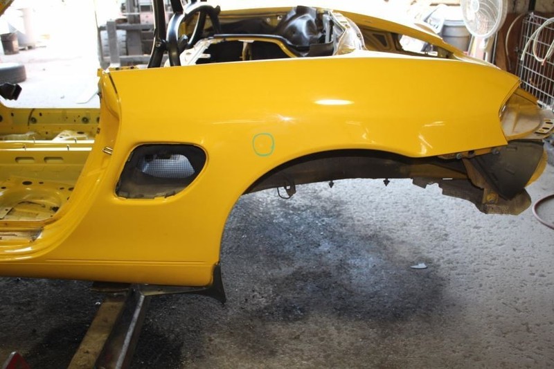 1997-2004 Porsche Boxster 996 2.7L Driver Left Rear Quarter Panel Assembly