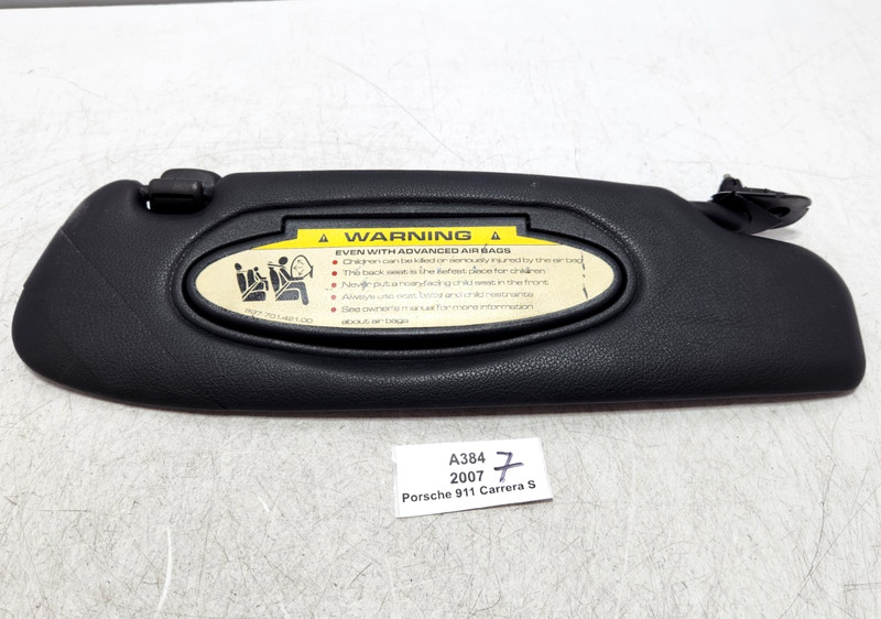 ✅ 2006-2013 OEM Porsche Carrera S 911 997 Coupe Right Passenger Sun Visor *